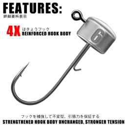 Ned Rig Jig heads Fishing Hooks 1.8-6g Tumbler Ajing For Soft Worm Lure Bass Fish Pesca Rockfish Pike Trout Accessories