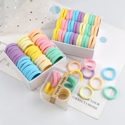 20-100Pcs Hairband Mixed Color Small Elastic Rubber Bands Hair Accessories For Woman Girls Kids Ponytail Holder Scrunchies Gifts