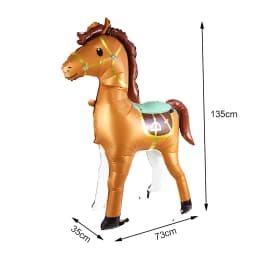 Western Cowgirl Birthday Party Decoration Disposable Tableware Pink Horse Party Plates Cups Horse Balloon Cowboy Party Supplies