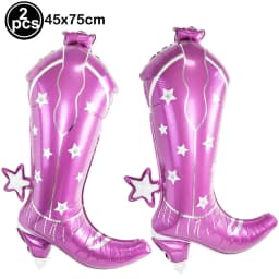 Western Cowgirl Birthday Party Decoration Disposable Tableware Pink Horse Party Plates Cups Horse Balloon Cowboy Party Supplies