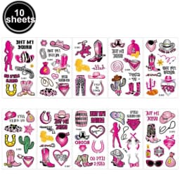Western Cowgirl Birthday Party Decoration Disposable Tableware Pink Horse Party Plates Cups Horse Balloon Cowboy Party Supplies