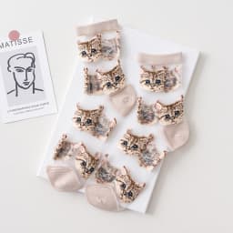 3 Pairs = 6Pieces Cool Transparent Cute Cat Women Socks Breathable Ladies Summer Thin Kawaii Silk Socks For Women Dropshipping