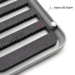 MNFT 1Pcs Fly Box Float Tackle Box Slit EVAFoam Fly Fishing Tackle Boxes Fishing Storage Large & Small Size