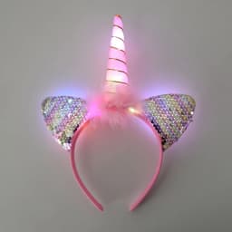 Unicorn Gifts for Girls LED Glowing Unicorn Headband Birthday Party Decorations Girls Hairbands With Lights