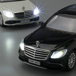 1:24 E-Class E300 L Alloy Car Model C63S Simulation Diecasts Metal Vehicles Car Model Sound and Light Collection Kids Toys Gifts
