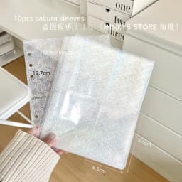 MINKYS Retro Rhombus A5 Kpop Photocard Binder Photo Cards Collect Book Storage Album Hardcover Notebook Korea Stationery