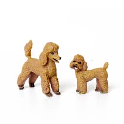 Realistic Mini Dog Figurines Labrador Poodle Bulldog Puppy Playset, Cake Topper Kids Birthday Party Table Decor Gift