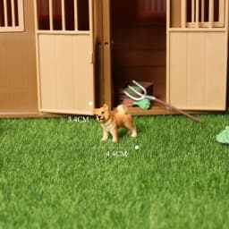 Realistic Mini Dog Figurines Labrador Poodle Bulldog Puppy Playset, Cake Topper Kids Birthday Party Table Decor Gift