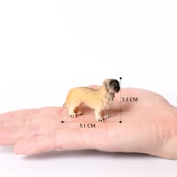 Realistic Mini Dog Figurines Labrador Poodle Bulldog Puppy Playset, Cake Topper Kids Birthday Party Table Decor Gift