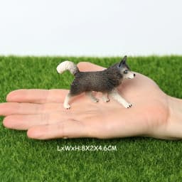 Realistic Mini Dog Figurines Labrador Poodle Bulldog Puppy Playset, Cake Topper Kids Birthday Party Table Decor Gift