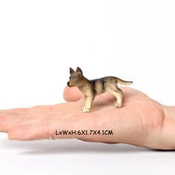 Realistic Mini Dog Figurines Labrador Poodle Bulldog Puppy Playset, Cake Topper Kids Birthday Party Table Decor Gift