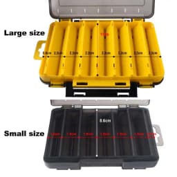 Compartments Fishing Tackle Boxes Bait Lure Hook Accessories Storage Box High Strength Fishing Boxes Storage Case Container Bags