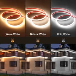 Waterproof COB Led Strip 220V With Adhesive Tape Flexible 5m 10m 20m 30m 50m 288LEDs/m Flexible Cob Led Ribbon For Home Garden
