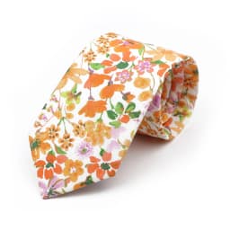 47 Styles Floral Ties For Men Women Elegant Beautiful Flower Printed Necktie Narrow Skinny Cravat Fit Wedding Party Workplace