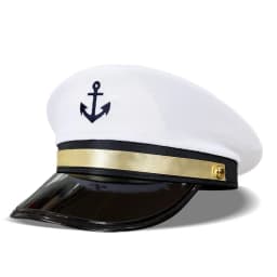 Men Women Baseball Caps Adult Adjustable Captain Costume Admiral Hat Y2K Cosplay Sailor Pilot Hat For Costume Party Performance