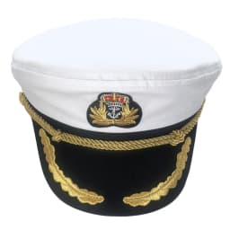 Men Women Baseball Caps Adult Adjustable Captain Costume Admiral Hat Y2K Cosplay Sailor Pilot Hat For Costume Party Performance