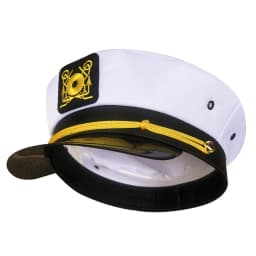 Men Women Baseball Caps Adult Adjustable Captain Costume Admiral Hat Y2K Cosplay Sailor Pilot Hat For Costume Party Performance