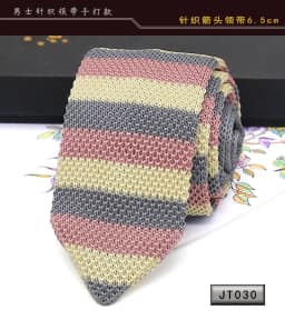 New Knit Ties Casual Skinny Necktie For Party Boys Girls Knitted Striped Neck Tie Wedding Necktie For Groom Neck Wear For Men