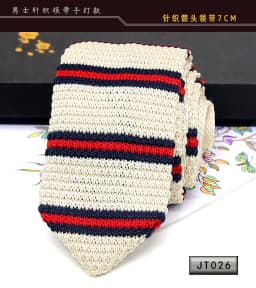 New Knit Ties Casual Skinny Necktie For Party Boys Girls Knitted Striped Neck Tie Wedding Necktie For Groom Neck Wear For Men