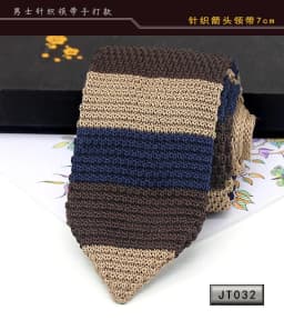 New Knit Ties Casual Skinny Necktie For Party Boys Girls Knitted Striped Neck Tie Wedding Necktie For Groom Neck Wear For Men