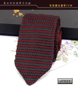 New Knit Ties Casual Skinny Necktie For Party Boys Girls Knitted Striped Neck Tie Wedding Necktie For Groom Neck Wear For Men