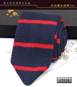 New Knit Ties Casual Skinny Necktie For Party Boys Girls Knitted Striped Neck Tie Wedding Necktie For Groom Neck Wear For Men