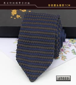 New Knit Ties Casual Skinny Necktie For Party Boys Girls Knitted Striped Neck Tie Wedding Necktie For Groom Neck Wear For Men