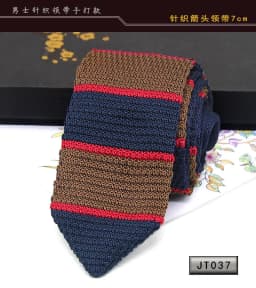 New Knit Ties Casual Skinny Necktie For Party Boys Girls Knitted Striped Neck Tie Wedding Necktie For Groom Neck Wear For Men