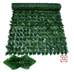100/300cm Artificial Ivy Hedge Fence Panels Green Faux Ivy Leaf Privacy Fence Screen for Outdoor Home Garden Balcony Decoration