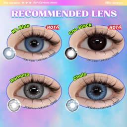 Bio-essence 1 pair Korean Lenses Colored Contact Lenses with Prescription Blue Myopia Lenses Korean Lenses High Quality Lenses