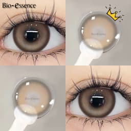 Bio-essence 1 pair Korean Lenses Colored Contact Lenses with Prescription Blue Myopia Lenses Korean Lenses High Quality Lenses