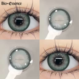 Bio-essence 1 pair Korean Lenses Colored Contact Lenses with Prescription Blue Myopia Lenses Korean Lenses High Quality Lenses