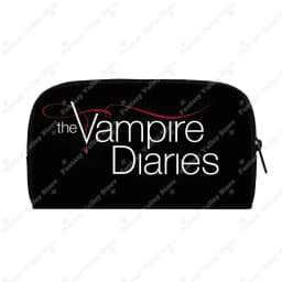 The Vampire Diaries Long Wallet Team Salvatore Women Purse Damon Stefan Key Money Bag Card Earphones Holder Jewelry Organizer