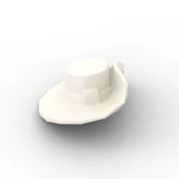 MOC 10PCS 93554 Western Cowboy Hat Building Block Part Kit Curled Brim Helmet Bricks Assemble DIY Toy For Children Birthday Gift