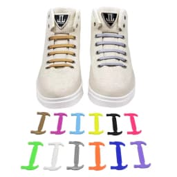 16pcs Elastic Silicone Shoelaces For Shoes Special Shoelace No Tie Shoe Laces For Men Women Lacing Shoes Rubber Shoelace L1