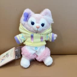 Disney Stellalou Duff Anime Figure Plush Keychain and Bag Pandent Stuffed Animals Rabbit and Bear Peluche Bag Decorations