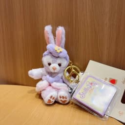 Disney Stellalou Duff Anime Figure Plush Keychain and Bag Pandent Stuffed Animals Rabbit and Bear Peluche Bag Decorations