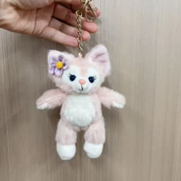 Disney Stellalou Duff Anime Figure Plush Keychain and Bag Pandent Stuffed Animals Rabbit and Bear Peluche Bag Decorations