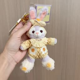Disney Stellalou Duff Anime Figure Plush Keychain and Bag Pandent Stuffed Animals Rabbit and Bear Peluche Bag Decorations