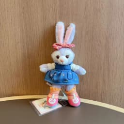 Disney Stellalou Duff Anime Figure Plush Keychain and Bag Pandent Stuffed Animals Rabbit and Bear Peluche Bag Decorations
