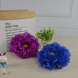 1pc 20CM Big Peony Flower Wedding Wrist Flower Wall Peony Head Dance Props Use Shooting Decoration Flower DIY