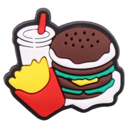 1PCS PVC Cartoon Shoe Charms Kawaii Food Pizza Ketchup Fried Chicken Beer Shrimp Coffee Buckle Clog Children Adorable Decoration