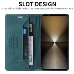 Wallet Slot RFID Blocking Flip Leather Case For Sony Xperia 1/10 VII 1/10 VI 1/5/10 V 1/5/10 IV 1/5/10 III 1/10 II XZ3 ACE III