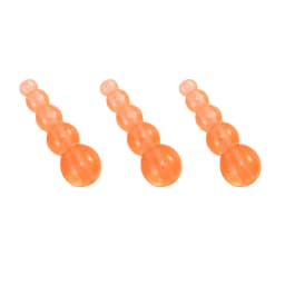50pcs Stacked Fishing Beads Plastic Fishing Lure Making Supplies for Inline Spinner Spinnerbait Walleye Rig Trout Bass Crappies