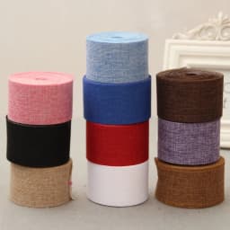 10M DIY Rustic Jute Ribbon Colorful Woven Linen Ribbon Burlap Crafts Vintage Rustic Wedding Ribbon Gift Warrping Christmas Decor
