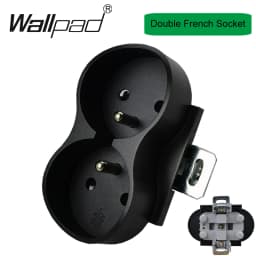 DIY Black Crystal Glass Push Button Switch with Neon 16A EU Poland Socket with USB Fan Dim Cat6 Data Satellite Outlet Wallpad