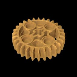 Gobricks GDS-1564 Technical, Gear 28 Tooth Double Bevel compatible lego 46372 pieces of children's DIY