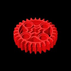 Gobricks GDS-1564 Technical, Gear 28 Tooth Double Bevel compatible lego 46372 pieces of children's DIY