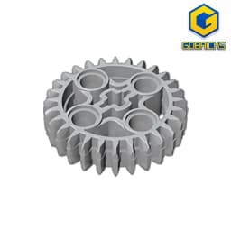 Gobricks GDS-1564 Technical, Gear 28 Tooth Double Bevel compatible lego 46372 pieces of children's DIY