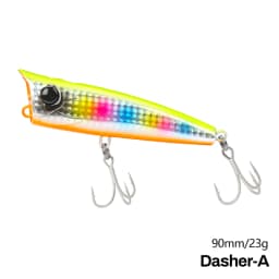 TSURINOYA 90F Topwater Popper Fishing Lure 90mm 23g DASHER Surface Floating Hard Bait For Saltwater Power Fishing SW Game Model